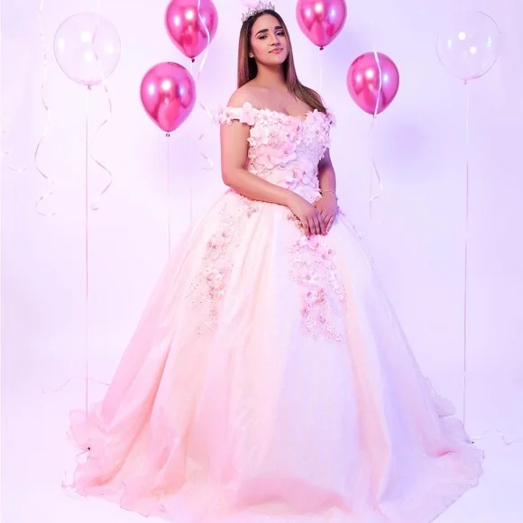 Pink Quinciaera/ Sweet Sixteen Dress. | Color: Pink | Size: M | Yasmincg_23's Closet Pink Quinciaera/ Sweet Sixteen Dress. | Color: Pink | Size: M | Yasmincg_23's Closet
